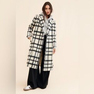 Plaid Tie-Front Overcoat
HutchRetail: $298